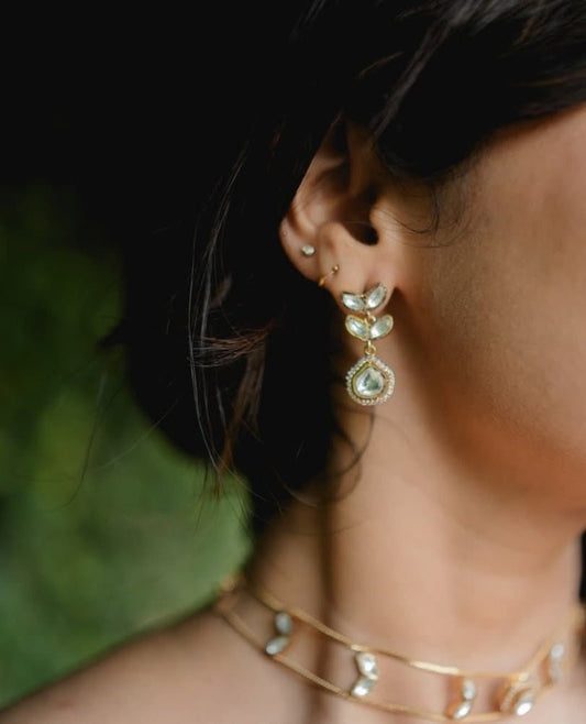 Elegant Jadau Kundan Choker Necklace - Traditional Royal Jewelry - nsjewelscraft